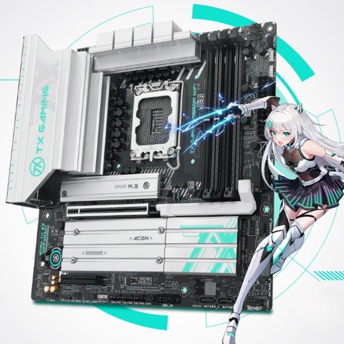 Pc Gaming News - TX GAMING B860M WIFI DDR5 8800MT/s