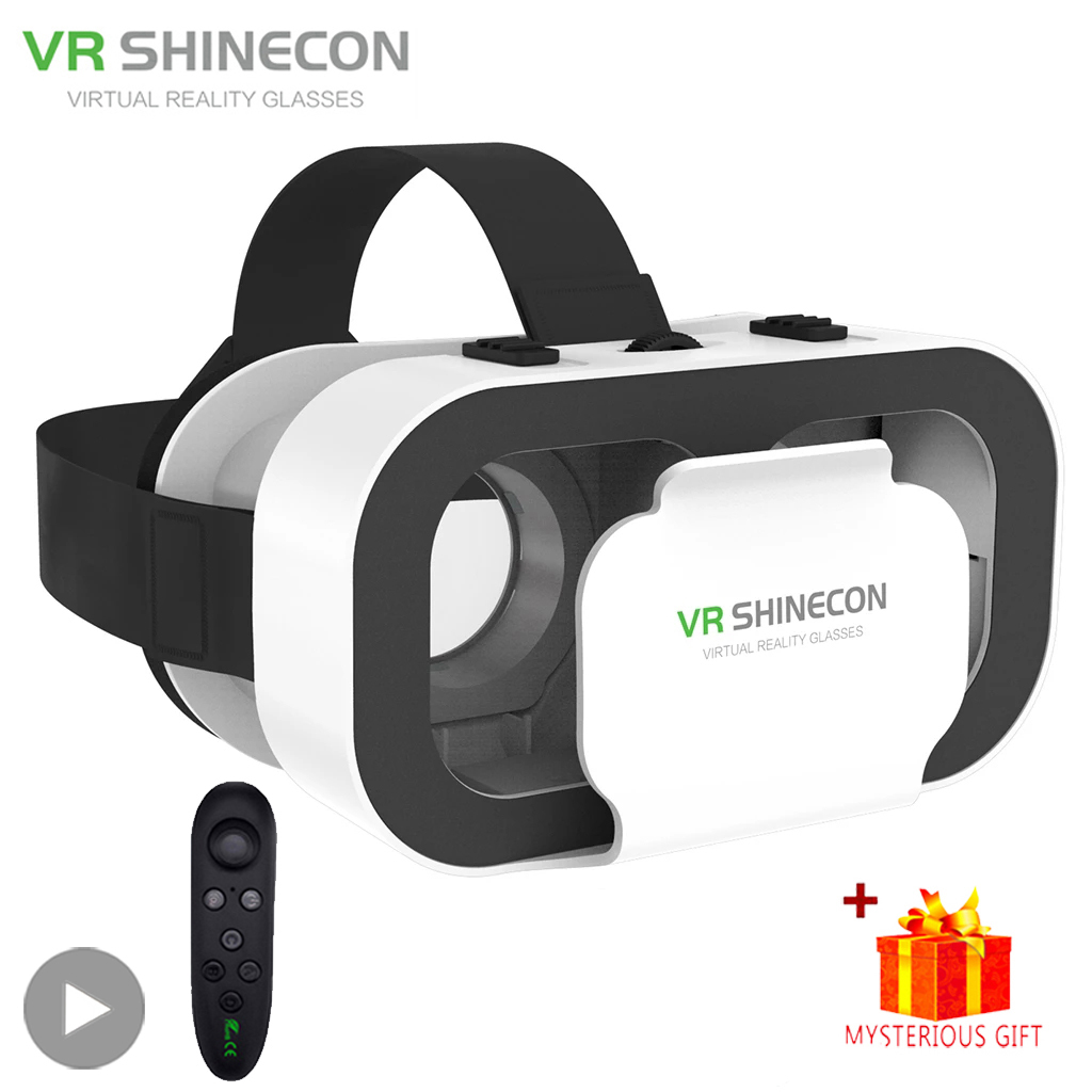 Vr Headset Pc - Shinecon kacamata Virtual Reality, 3D VR