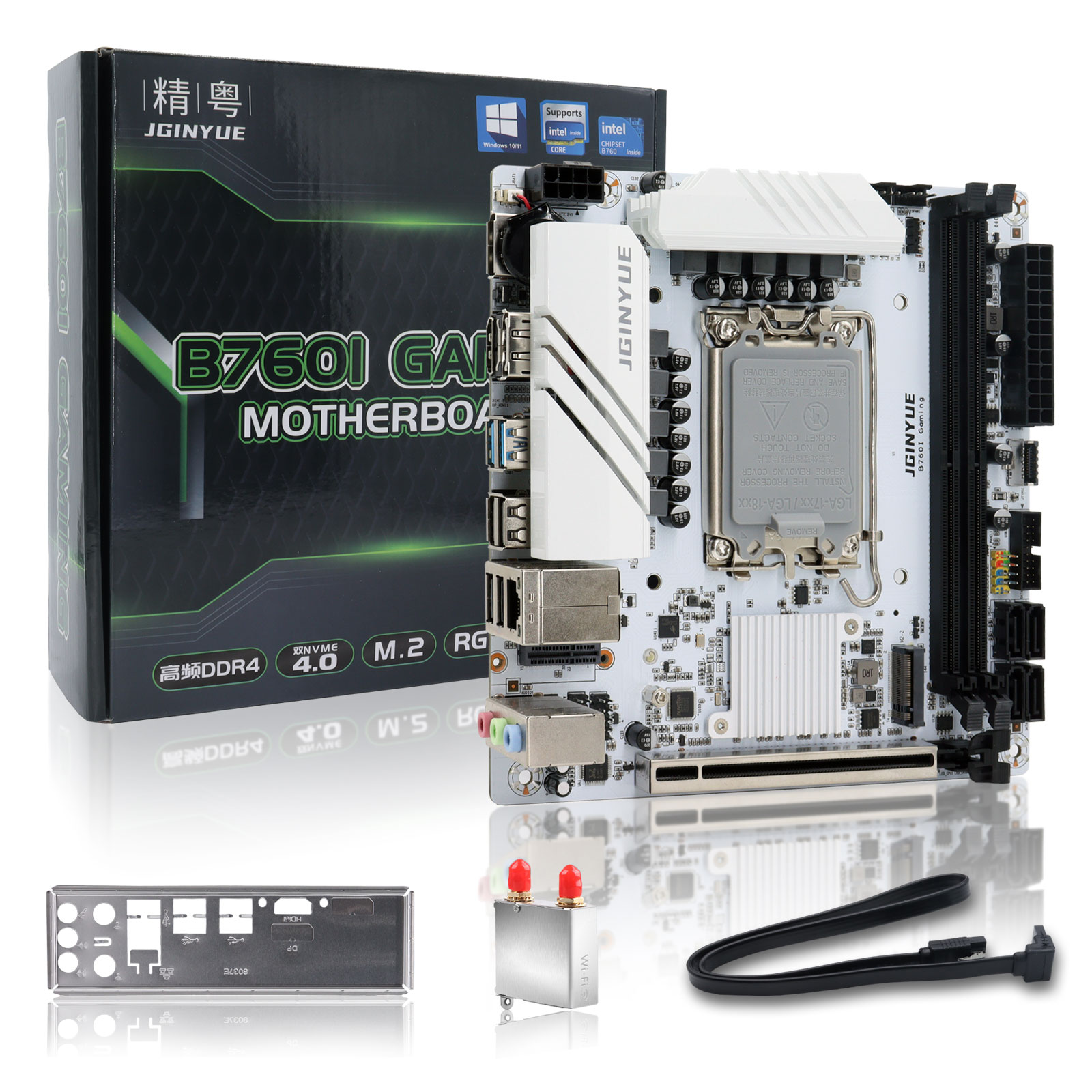 Pc Gaming News - JGINYUE B760 Motherboard LGA 1700 Mendukung