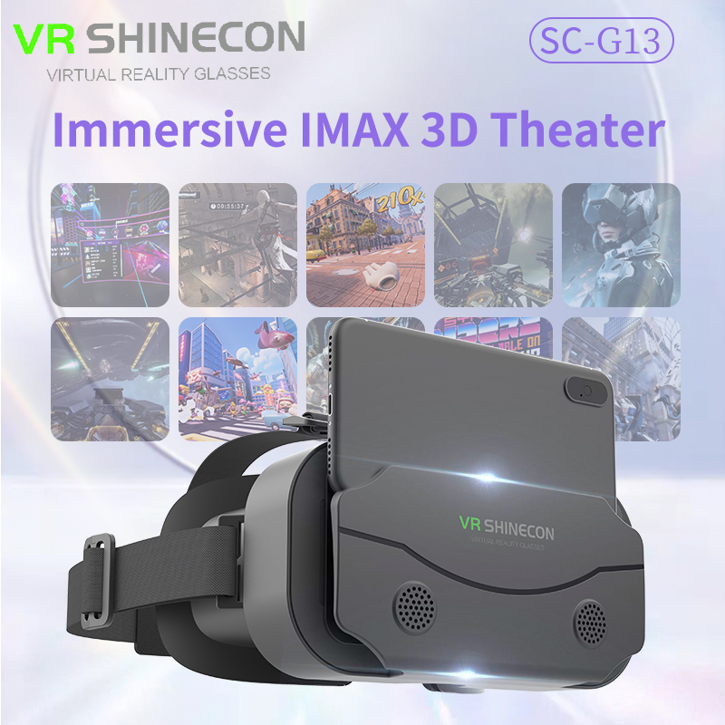 Vr Headset Pc - Kacamata VR 3D Virtual Layar Raksasa