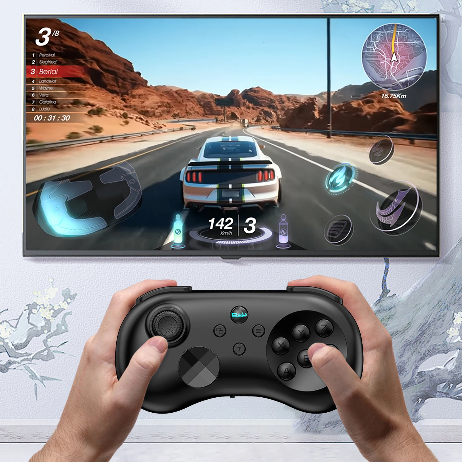 Pengontrol Gim Joystick Efek H - Pc Gaming On Mobile ulasan dan harga