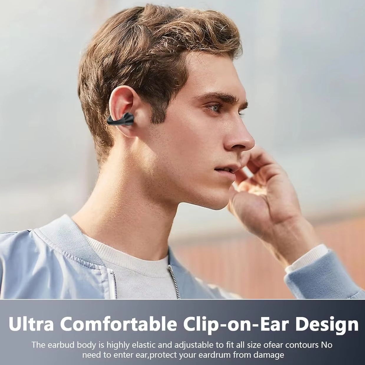 Earbud Bluetooth Clip-on Baru, - Pc Gaming On Mobile ulasan dan harga