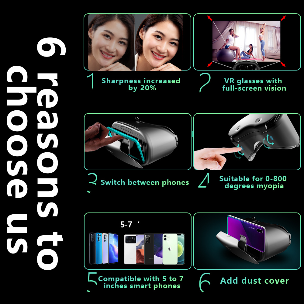 Kacamata VR Realitas Virtual 3 - Vr Headset Pc ulasan dan harga