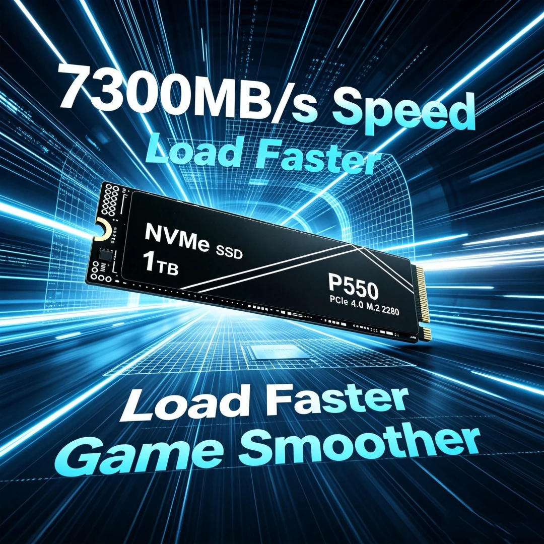 SSD NVMe PCIe4 M.2 2280 P550 B - Pc Gaming News ulasan dan harga