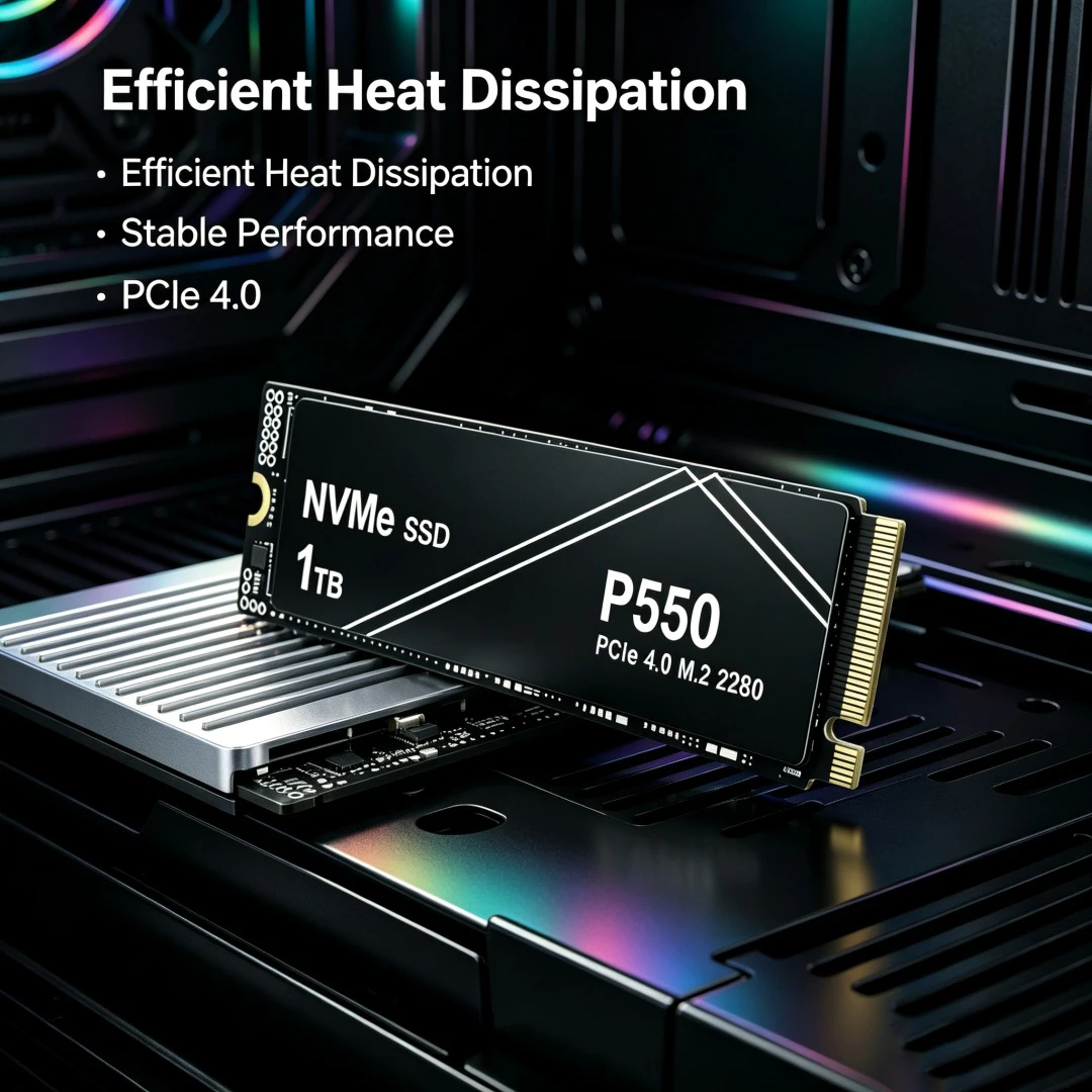 SSD NVMe PCIe4 M.2 2280 P550 B - Pc Gaming News ulasan dan harga
