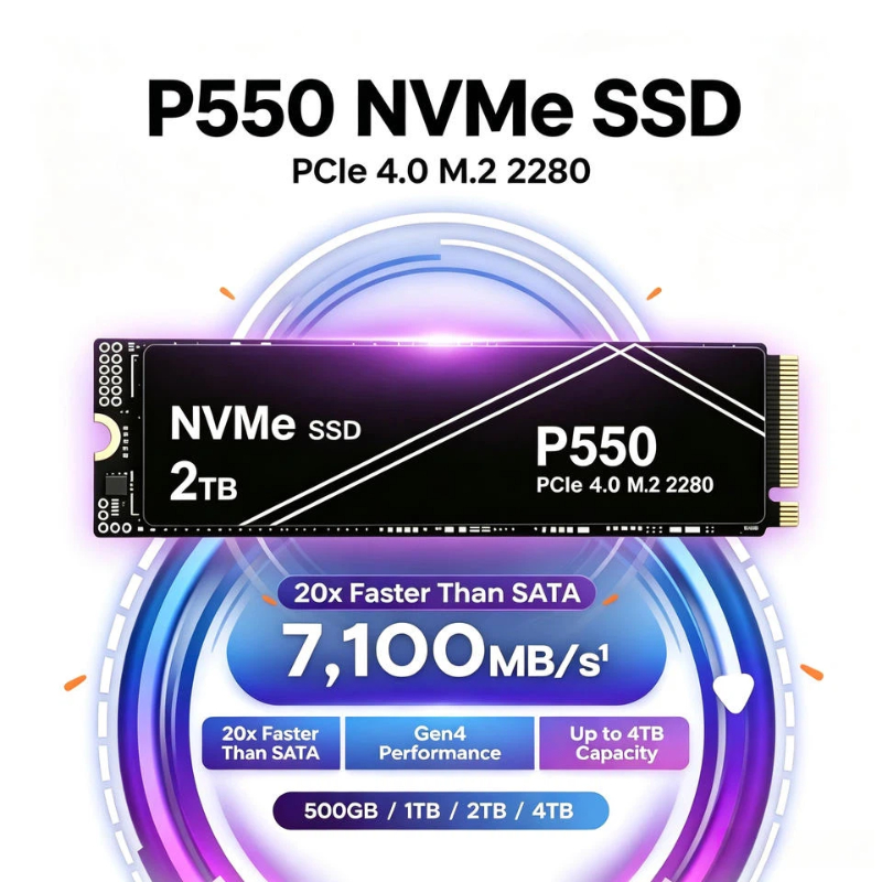 SSD PCIe NVMe Gen P550 Baru 1T - Pc Gaming News ulasan dan harga