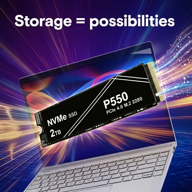SSD PCIe NVMe Gen P550 Baru 1T - Pc Gaming News ulasan dan harga