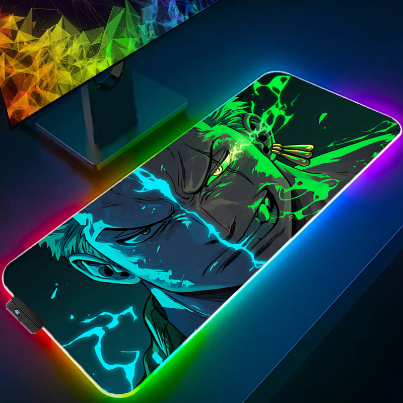 ONE PIECE Zoro Mouse Pad RGB A - Pc Gaming Rgb ulasan dan harga