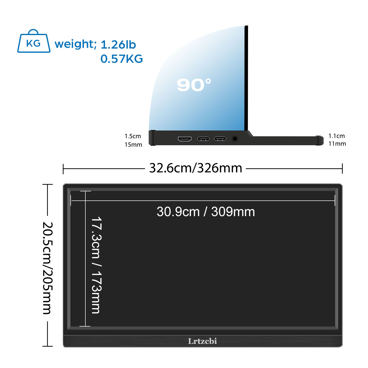 Monitor Portabel 1920*1080 14- - Pc Gaming On Mobile ulasan dan harga
