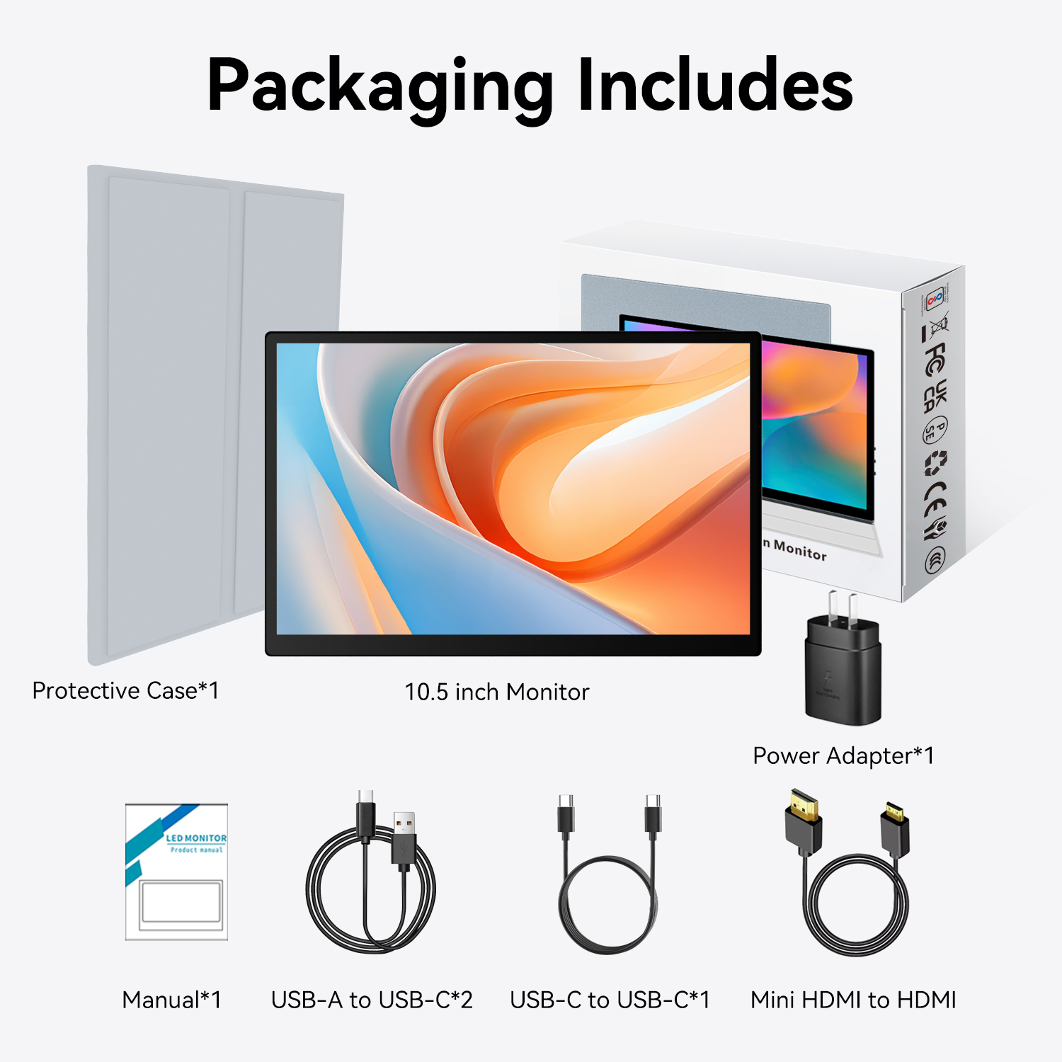 Monitor portabel 10,5 inci unt - Pc Gaming On Mobile ulasan dan harga