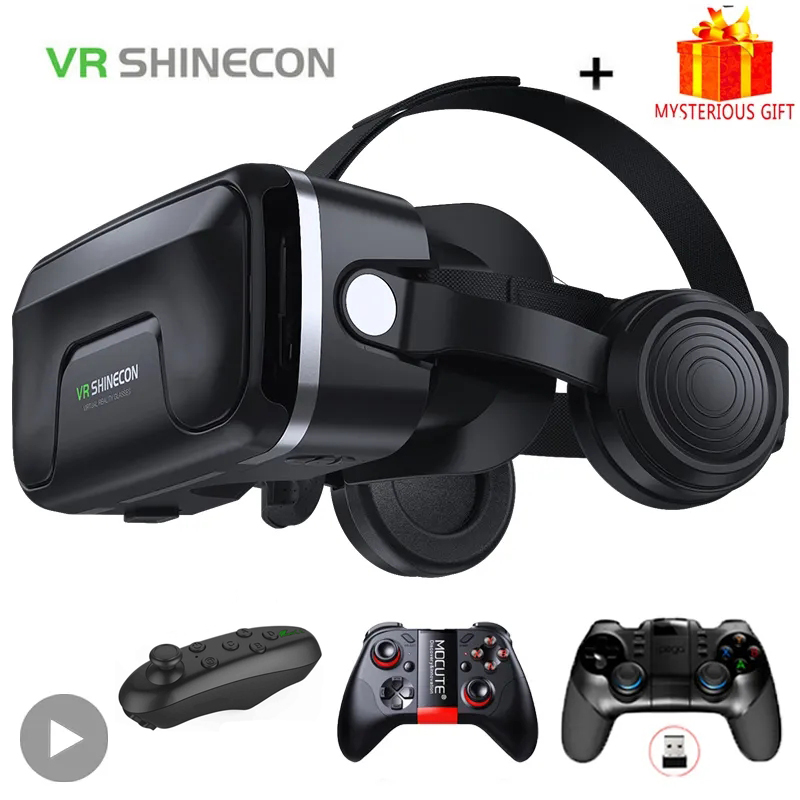 Shinecon Viar Kacamata VR Real - Vr Headset Pc ulasan dan harga