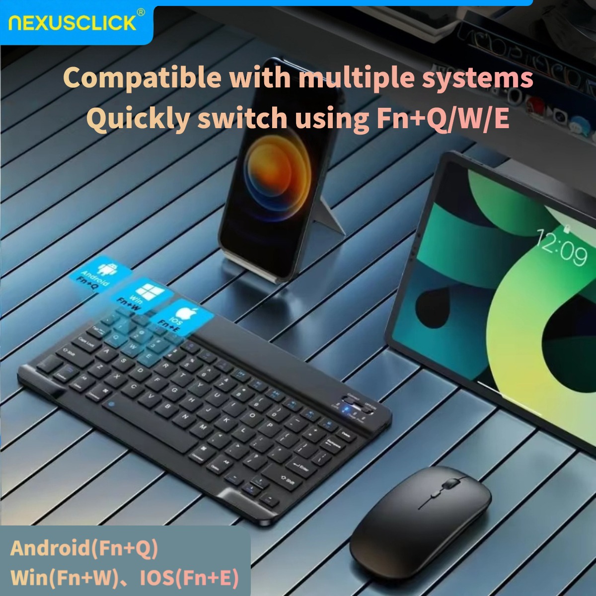 Keyboard Bluetooth Nirkabel Ne - Pc Gaming Samsung ulasan dan harga