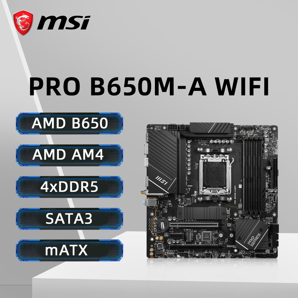 Motherboard MSI PRO B650M-A WI - Pc Gaming Core I5 ulasan dan harga